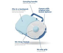 Caja de Almuerzo Spinner 2 in 1 Lunchox Blueberry Blue