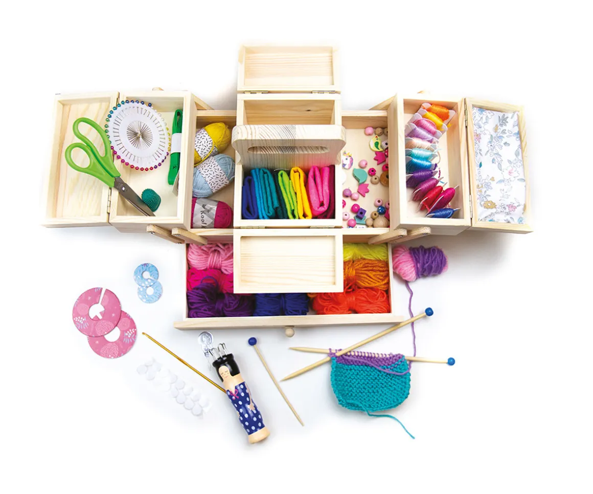 Caja de Manualidades de Lana