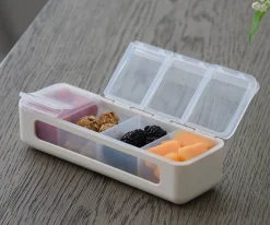 Caja Snackle 4 Compartimentos Ivory Luxe