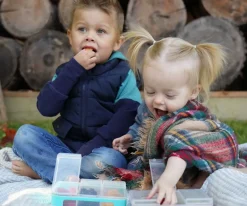 Caja Snackle Box de 3 Compartimentos