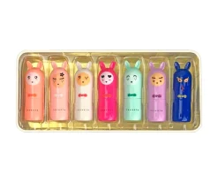 Cajita 7 Bálsamos Labiales Pompón Edición Limitada Navidad