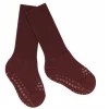 Calcetines Suela Antideslizante Lana Merino Wine Red