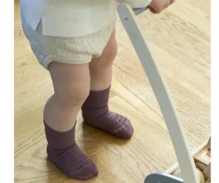 Calcetines Suela Antideslizante Bambú Misty Plum