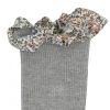 Calcetines Suela Antideslizante Bambú Liberty Grey Melange