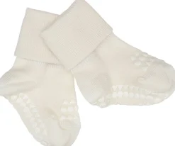 Calcetines Suela Antideslizante Bambú Blanco Roto