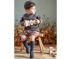 Calcetines Suela Antideslizante Bambú Dark Grey Melange