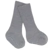 Calcetines Suela Antideslizante Lana Merino Grey Melange