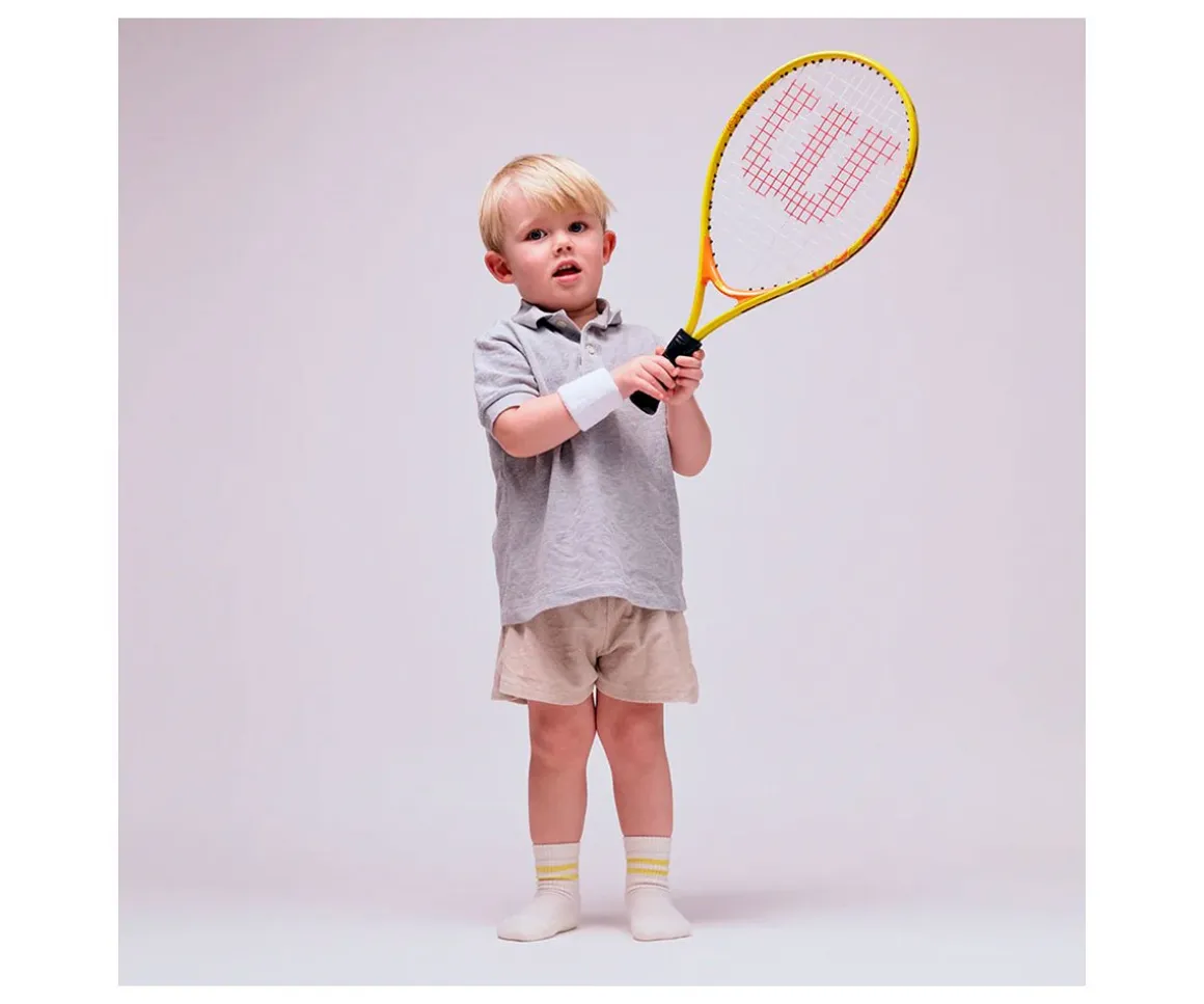 Calcetines Suela Antideslizante Algodón Sports Yellow