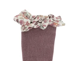 Calcetines Suela Antideslizante Bambú Liberty Misty Plum