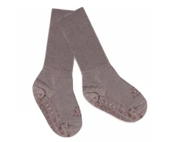 Calcetines Suela Antideslizante Lana Merino Dark Purple Dove
