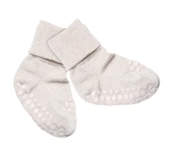 Calcetines Suela Antideslizante Bambú Glitter Ivory