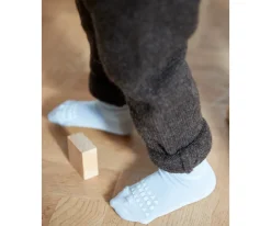 Calcetines Suela Antideslizante Bambú Azul Sky