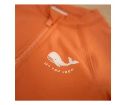 Camiseta Protección Solar Ocean Sea Life Coral Rojo