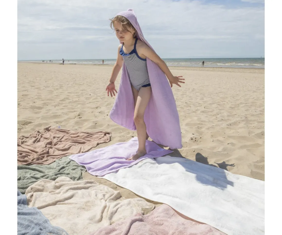 Capa / Toalla de Baño Grande Daisy White Personalizable