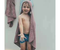 Capa / Toalla de Baño Grande Daisy White Personalizable