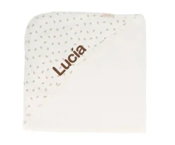 Capa Baño Tutete Leaves White Personalizable