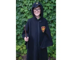 Capa de Mago Negra con Gafas