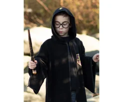 Capa de Mago Negra con Gafas