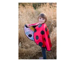 Capa Disfraz Lady Bug para Colorear 4-7 Años