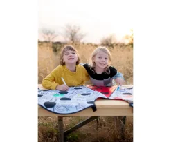 Capa Disfraz Lady Bug para Colorear 4-7 Años