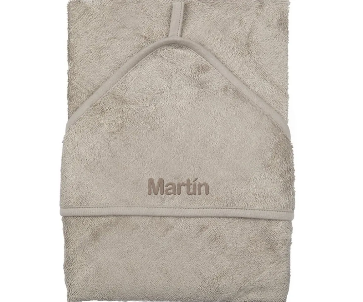 Capa Toalla de Baño Grande Feather Grey Personalizable