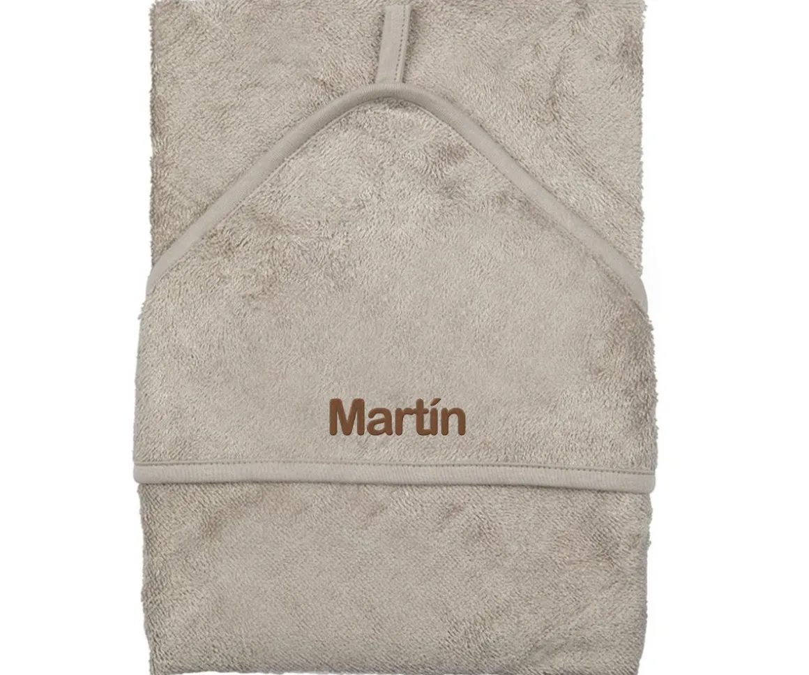 Capa Toalla de Baño Grande Feather Grey Personalizable