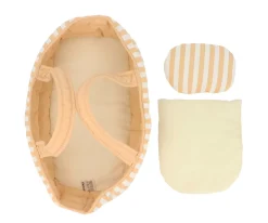 Capazo Muñecas Stripes Caramel