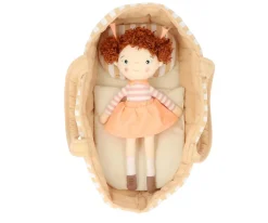 Capazo Muñecas Stripes Pink