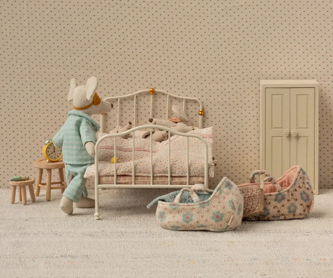 Capazo Ratón Bebé Azul