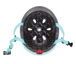 Casco Go Up Lights Azul Pastel