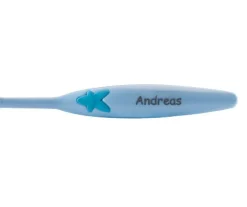 Cepillo Dental Suave Infantil Azul Personalizado