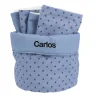 Cesta con Secababitas Mini Star Blue Personalizable