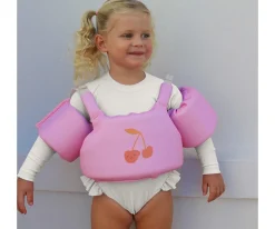 Chaleco con Manguitos Cotton Candy Cherry