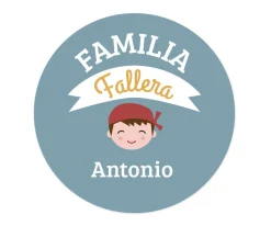 Chapa Personalizada Papá Familia Fallera
