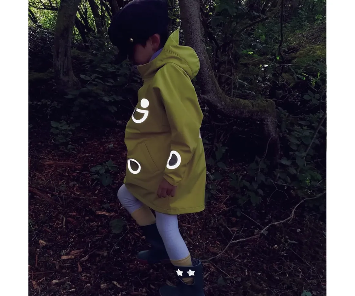 Chaqueta Impermeable Cortavientos Wistiti Amarilla