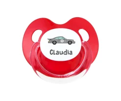 Chupete Personalizado Retro Rojo Bólido