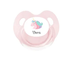 Chupete Personalizado Retro Rosa Unicornio