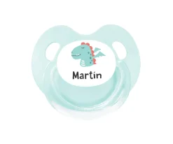 Chupete Personalizado Retro Aqua Dragón