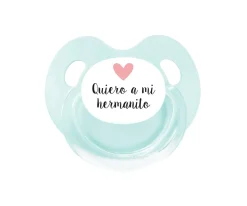 Chupete Retro Aqua Quiero a mi Hermanito