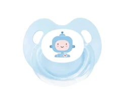 Chupete Retro Azul Robot