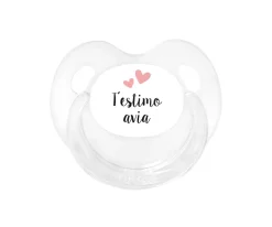 Chupete Retro Blanco T´estimo avia