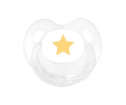 Chupete Retro Estrella Amarilla