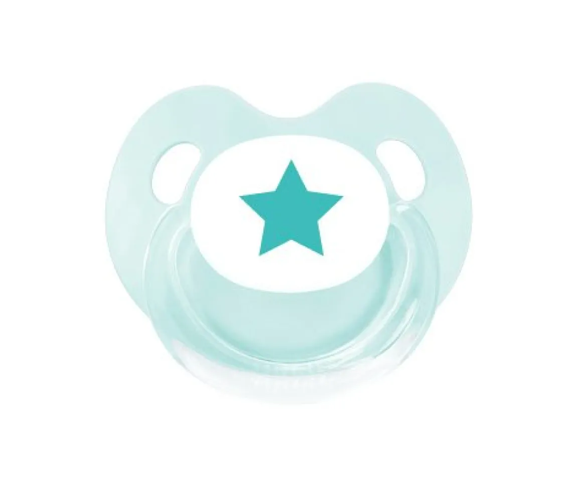 Chupete Retro Estrella Verde