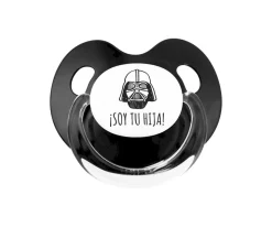Chupete Retro Negro Soy tu hija 0M