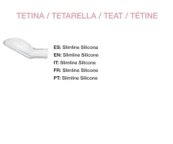 Chupete Retro Slimline Blush Leaves