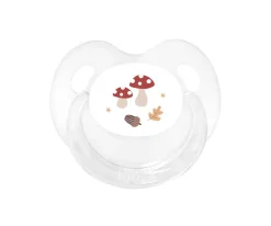 Chupete Retro Transparente Winter Forest