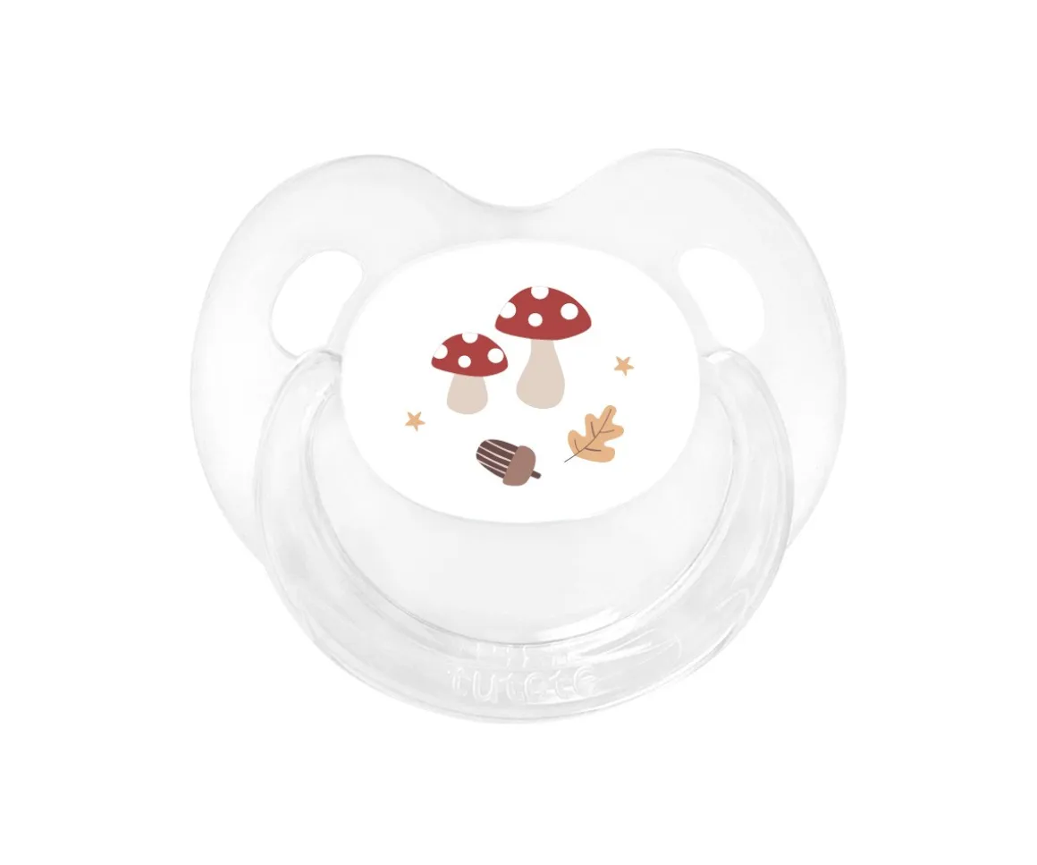 Chupete Retro Transparente Winter Forest