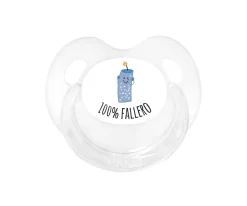 Chupete Retro Transparente 100% Fallero