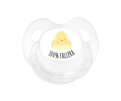 Chupete Retro Transparente 100% Fallera