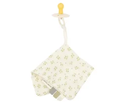 Chupetero / Doudou Muselina Blueberry Leaves